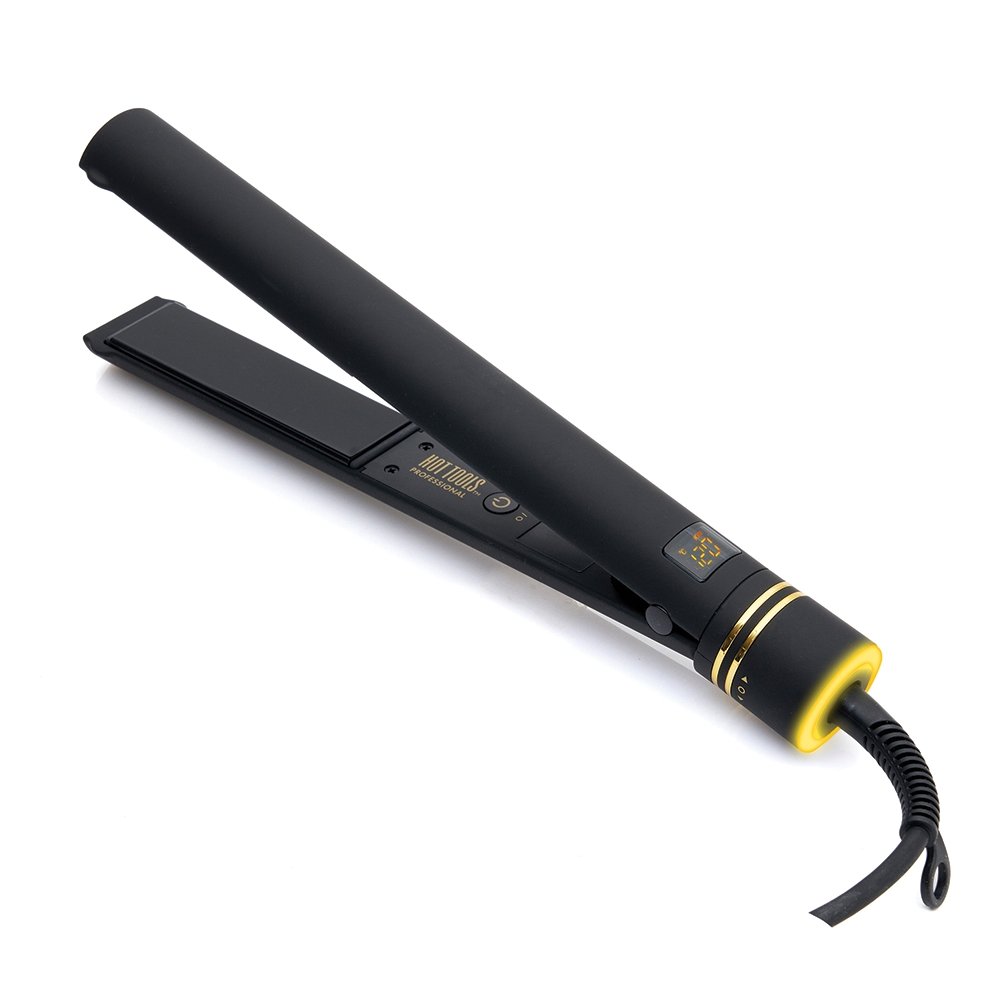 Hot tools gold ceramic flat iron best sale